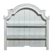Pemberly Row Office Credenza and Hutch with File Drawers in White