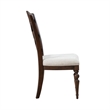 Pemberly Row 7 Piece Trestle Table Set with Splat Back Chairs in Cherry