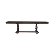 Pemberly Row 7 Piece Trestle Table Set with Splat Back Chairs in Cherry
