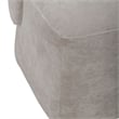 Pemberly Row Rounded Arm Dining Chairs with Casters Set of 4 in Truffle