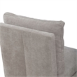 Pemberly Row Squared Back Dining Chair with Casters in Truffle