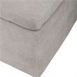 Pemberly Row Squared Back Dining Chair with Casters in Truffle