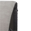 Pemberly Row Squared Arm Dining Chair with Casters in Truffle