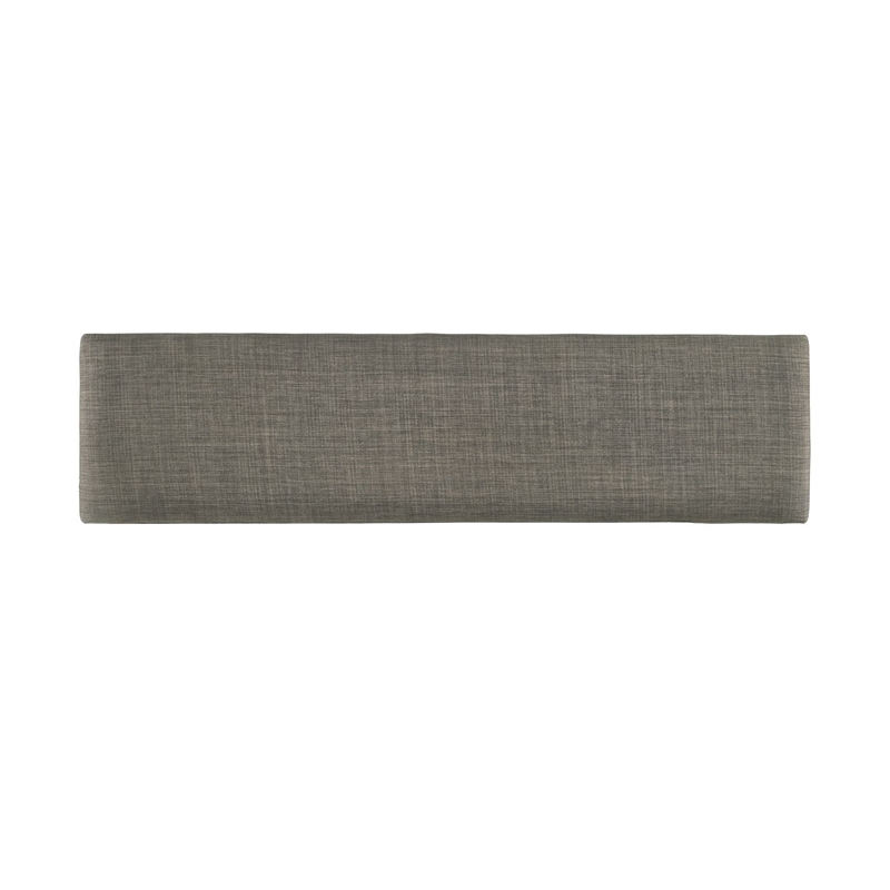Pemberly Row Upholstered Counter Bench with Block Legs in White
