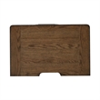 Pemberly Row King Panel Bed with Dresser Mirror and Nightstand in Brown