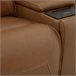 Pemberly Row 6 Piece Power Reclining Sectional with Heat Massage in Brown