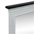 Pemberly Row Twin Panel Bed with Dresser and Mirror in White