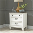 Pemberly Row Queen Panel Bed with Dresser Mirror and Nightstand in White