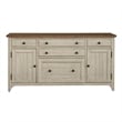Pemberly Row 3 Piece Desk and Hutch Set with LED Lighting in White