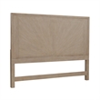 Pemberly Row California King Panel Bed with Sunburst Veneer in Brown