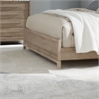Pemberly Row California King Panel Bed with Sunburst Veneer in Brown