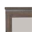 Pemberly Row Queen Double Storage Bed with Dresser Mirror Nightstand in Brown
