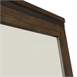 Pemberly Row Queen Double Storage Bed with Dresser Mirror Nightstand in Brown