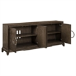 Pemberly Row 4 Door Accent Cabinet with Soft Close Hinges in Brown