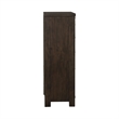 Pemberly Row Queen Panel Bed with Dresser Mirror Chest and Nightstand in Brown
