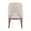 Pemberly Row Upholstered Dining Side Chairs Set of 2 in Brown