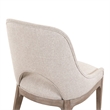 Pemberly Row Upholstered Dining Side Chairs Set of 2 in Brown