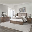 Pemberly Row California King Bed Dresser Mirror and Nightstand