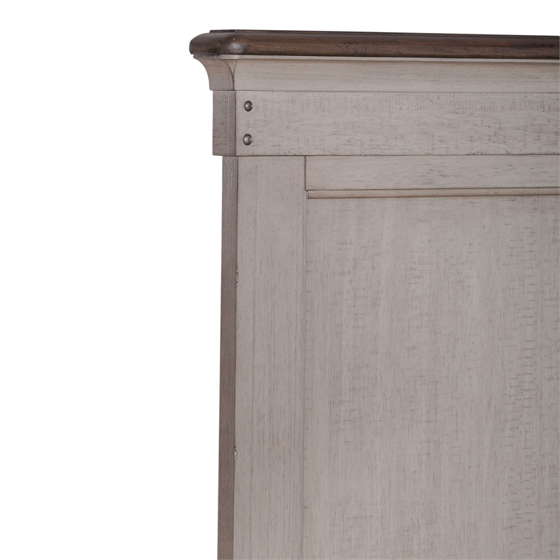 Pemberly Row California King Storage Bed with Bench Seat in White