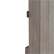 Pemberly Row Queen Mantle Headboard with LED Lighting and Gallery Top in White