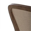 Pemberly Row 5 Piece Pedestal Dining Set with Tufted Chairs in Taupe