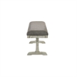 Pemberly Row Upholstered Dining Bench with Pedestal Legs and Trestle