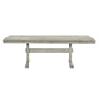 Pemberly Row 7 Piece Trestle Dining Set with Splat Back Chairs in White