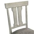 Pemberly Row 7 Piece Trestle Dining Set with Splat Back Chairs in White