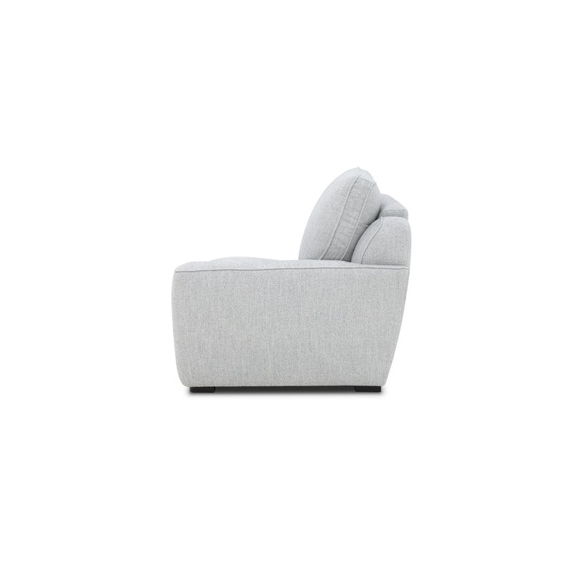 Pemberly Row 2 Piece Power Reclining Loveseat in Smoke Gray Fabric