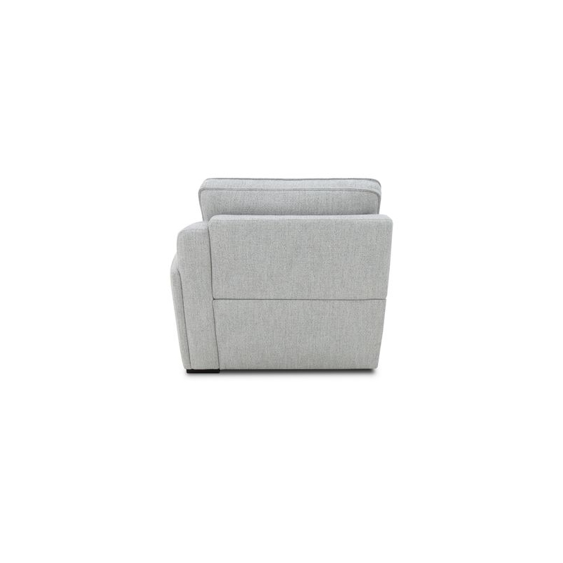 Pemberly Row 2 Piece Power Reclining Loveseat in Smoke Gray Fabric