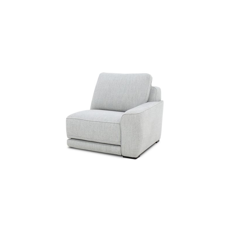 Pemberly Row 2 Piece Power Reclining Loveseat in Smoke Gray Fabric