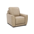 Pemberly Row Sofa Loveseat and Recliner Set in Oatmeal Brown Leather