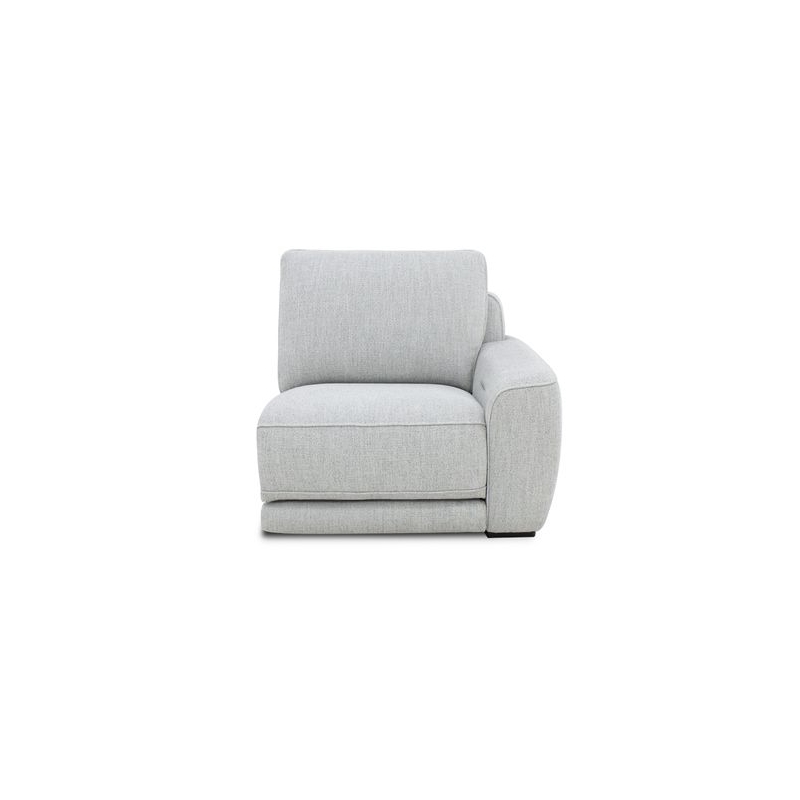 Pemberly Row Sofa and Loveseat Power Reclining Set in Smoke Gray Fabric