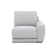 Pemberly Row Sofa and Loveseat Power Reclining Set in Smoke Gray Fabric
