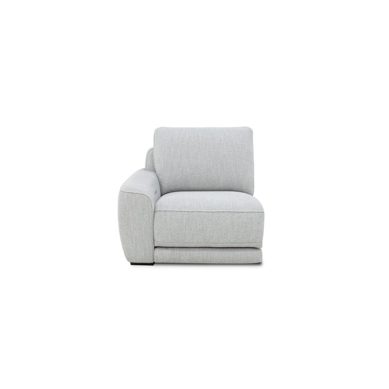 Pemberly Row Sofa and Loveseat Power Reclining Set in Smoke Gray Fabric