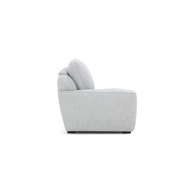Pemberly Row Sofa and Loveseat Power Reclining Set in Smoke Gray Fabric