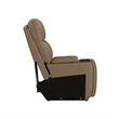 Pemberly Row Triple Power Recline 6 Piece Sectional Sofa with Charging in Brown