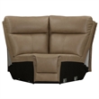 Pemberly Row Triple Power Recline 6 Piece Sectional Sofa with Charging in Brown