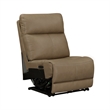 Pemberly Row Triple Power Recline 6 Piece Sectional Sofa with Charging in Brown