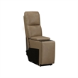 Pemberly Row Triple Power Recline 6 Piece Sectional Sofa with Charging in Brown