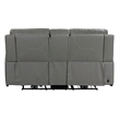 Pemberly Row Triple Power Recline Sofa with Loveseat & Recliner in Gray