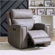 Pemberly Row Triple Power Recline Sofa with Loveseat & Recliner in Gray