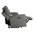 Pemberly Row Triple Power Recline Sofa with Loveseat & Recliner in Gray