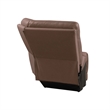 Pemberly Row Zero Gravity Power Recline 6 Piece Sectional with Charging in Brown