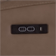 Pemberly Row Zero Gravity Power Recline Sofa with Charging Ports in Brown