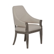 Pemberly Row 5 Piece Pedestal Dining Table Set with Arm Chairs in Brown