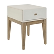 Pemberly Row 3 Piece Cocktail and End Table Set with Drawers in Khaki Brown Wood