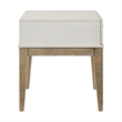 Pemberly Row 3 Piece Cocktail and End Table Set with Drawers in Khaki Brown Wood
