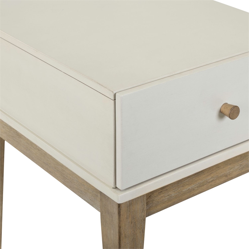 Pemberly Row 3 Piece Cocktail and End Table Set with Drawers in Khaki Brown Wood