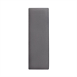 Pemberly Row Counter Height Bench with Trestle Base and Center Shelf in Gray